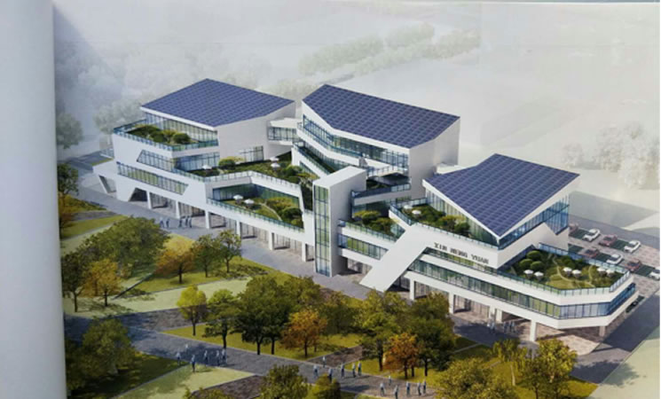 灃西新城光儲(chǔ)一體化  新能源汽車服務(wù)中心